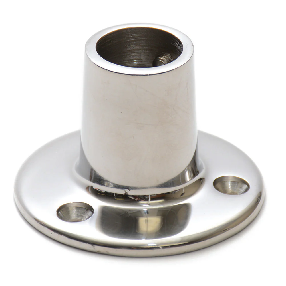 90 Degree Stainless Steel Rail Fitting Base - Image 4